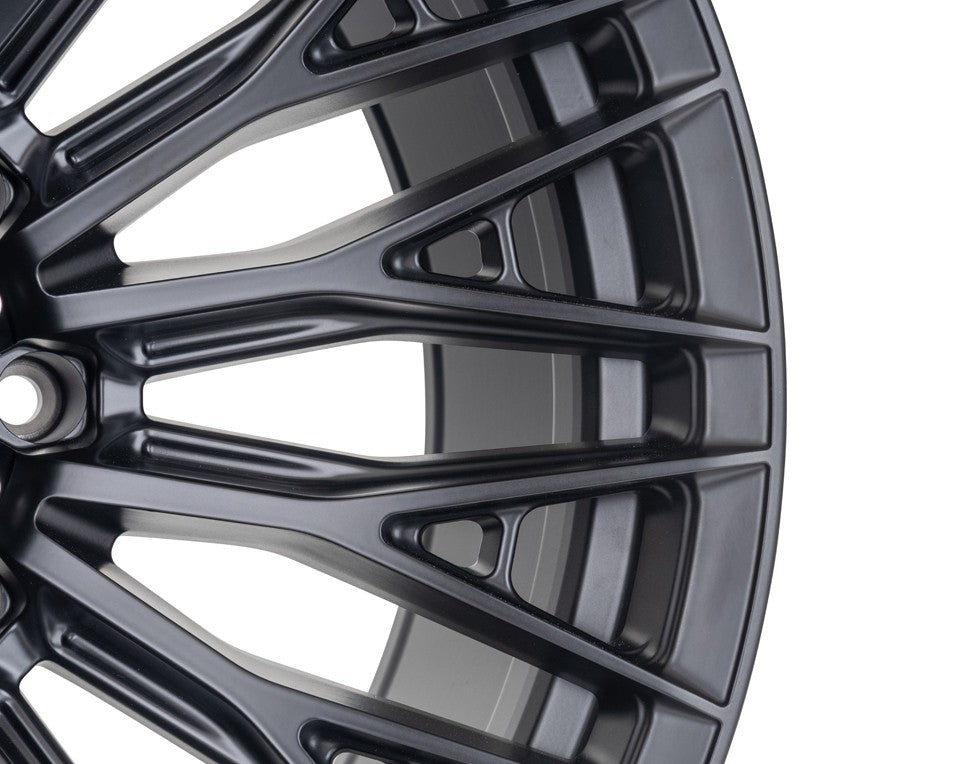20" Vossen HFX6 Satin Black 20x10 Concave Wheels Fits GMC Sierra 2500HD 3500HD