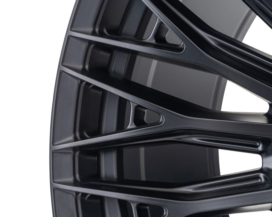 22" Vossen HFX6 Satin Black 22x10 Concave Wheels Rims Fits RAM 2500 3500