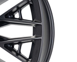 20" Vossen HFX6 Satin Black 20x10 Wheels Fits Chevy Silverado HD 2001-2010