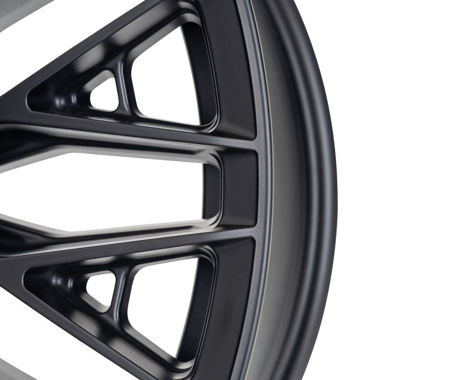 20" Vossen HFX6 Satin Black 20x10 Wheels Fits Chevy Silverado 2500HD 3500HD