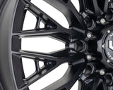 22" Vossen HFX6 Satin Black 22x10 Concave Wheels Fits GMC Sierra 2500HD 3500HD