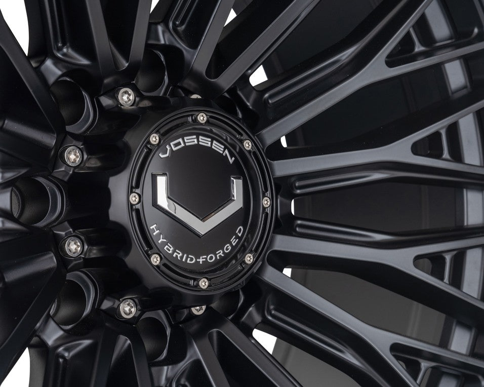 20" Vossen HFX6 Satin Black 20x10 Wheels Fits Chevy Silverado 2500HD 3500HD