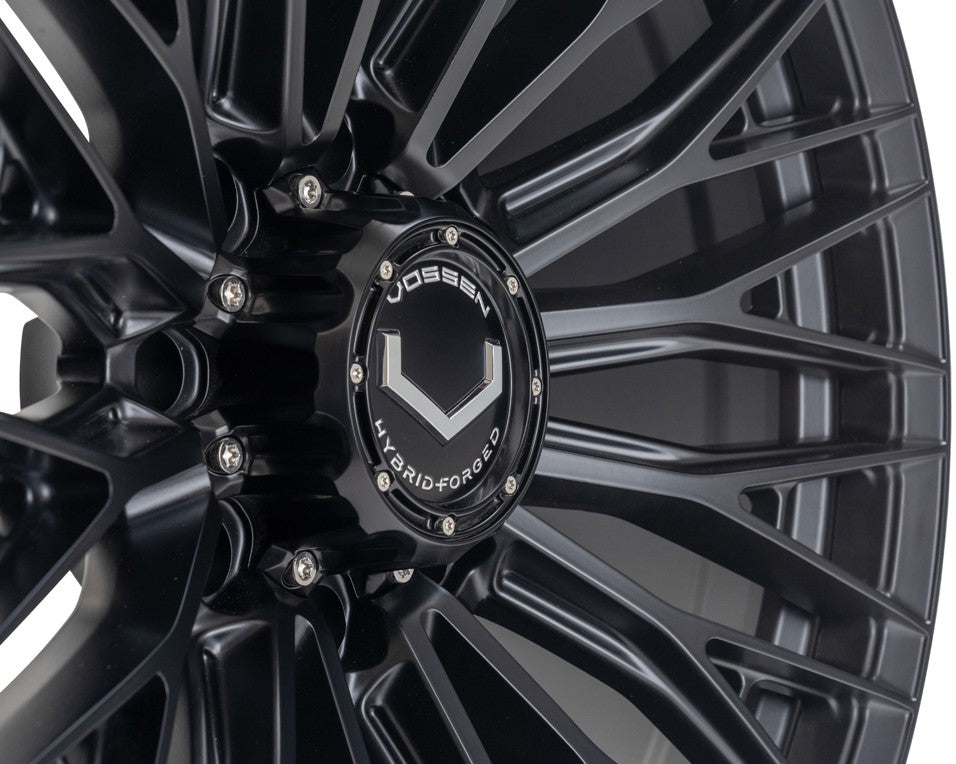 20" Vossen HFX6 Satin Black 20x10 Concave Wheels Fits GMC Sierra 2500HD 3500HD