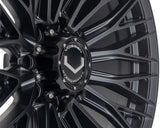 20" Vossen HFX6 Satin Black 20x10 Concave Wheels Rims Fits Dodge Ram 2500 3500
