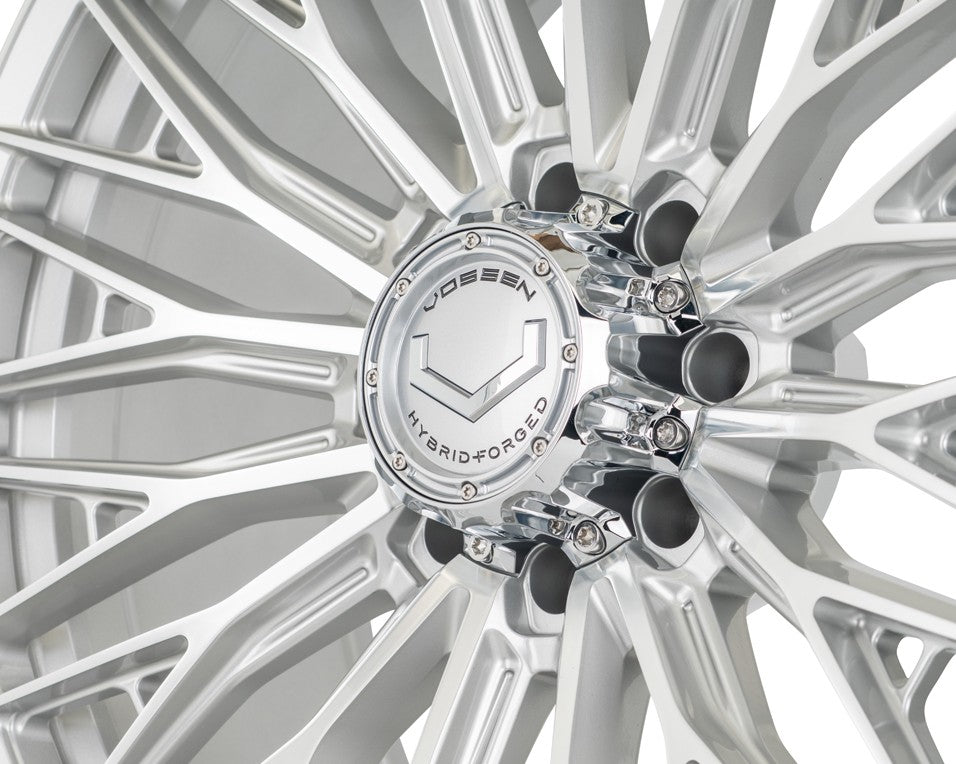 24" Vossen HFX6 Silver Polished 24x11 Concave Wheels Fits Dodge Ram 2500 3500
