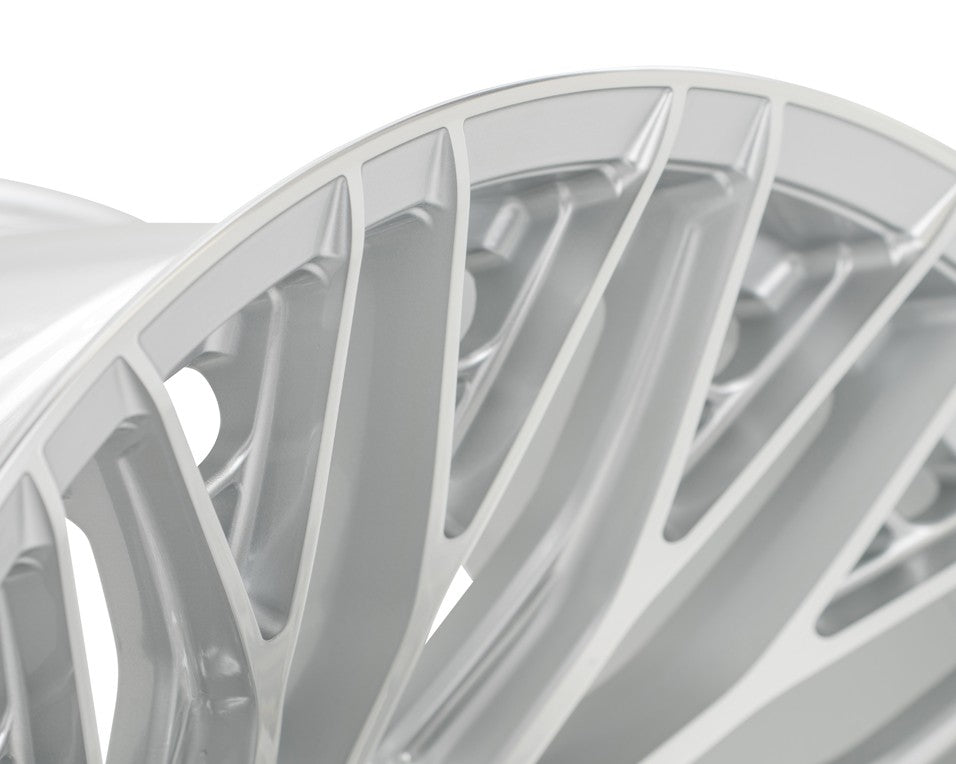 24" Vossen HFX6 Silver Polished 24x12 Wheels Fits Ford F250 F350 Super Duty