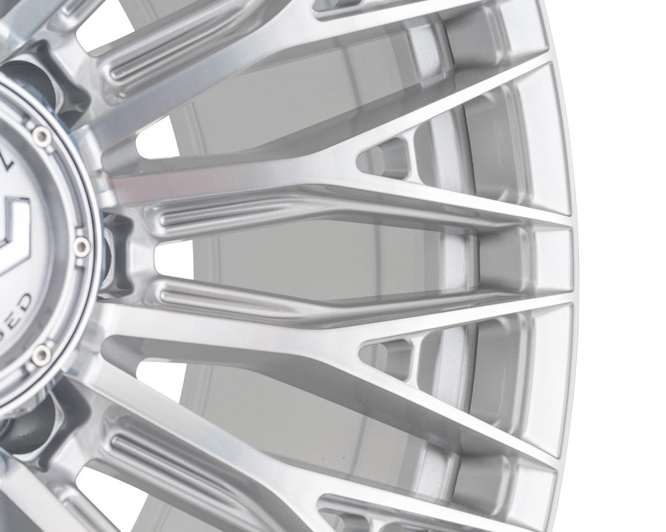 20" Vossen HFX6 Silver Polished 20x10 Wheels Fits Chevy Silverado HD 2001-2010