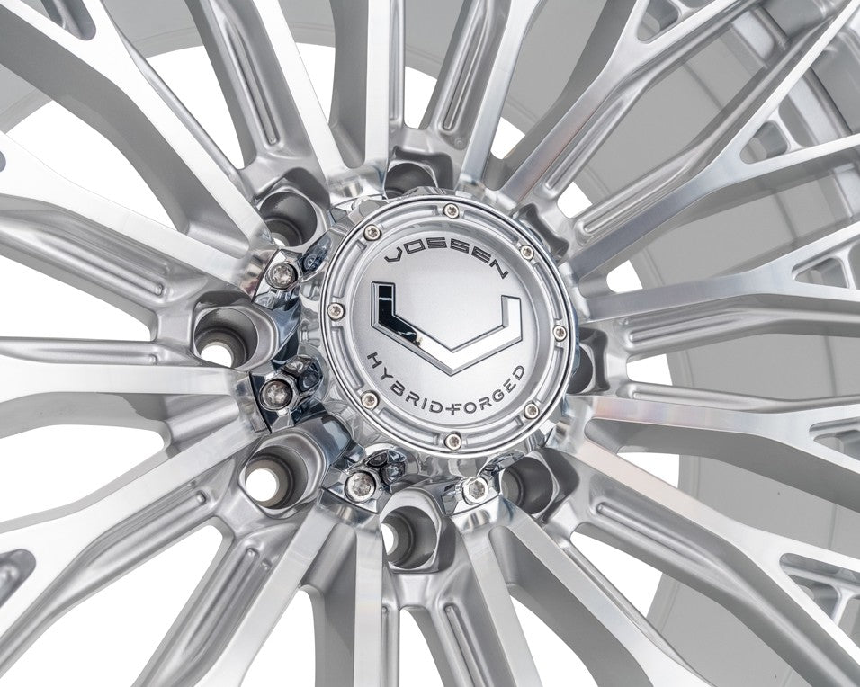 22" Vossen HFX6 Silver Polished 22x10 Wheels Fits GMC Sierra 2500HD 3500HD