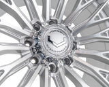 20" Vossen HFX6 Silver Polished 20x10 Wheels Fits GMC Sierra HD 2001-2010