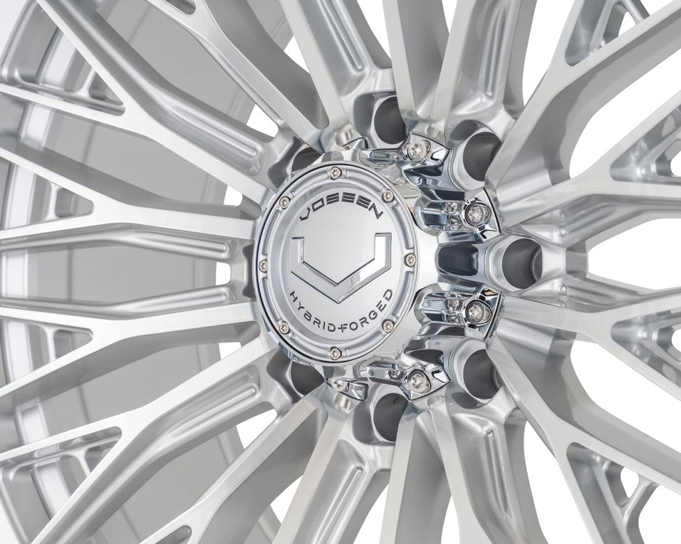 20" Vossen HFX6 Silver Polished 20x10 Wheels Fits GMC Sierra HD 2001-2010