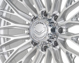 22" Vossen HFX6 Silver Polished 22x10 Wheels Fits GMC Sierra 2500HD 3500HD