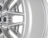 20" Vossen HFX6 Silver Polished 20x10 Wheels Fits GMC Sierra 2500HD 3500HD