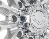 22" Vossen HFX6 Silver Polished 22x10 Concave Wheels Fits Dodge Ram 2500 3500