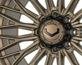 24" Vossen HFX6 Terra Bronze 24x11 Concave Wheels Fits GMC Sierra HD 2001-2010
