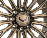 20" Vossen HFX6 Terra Bronze 20x10 Concave Wheels Rims Fits Dodge Ram 2500 3500