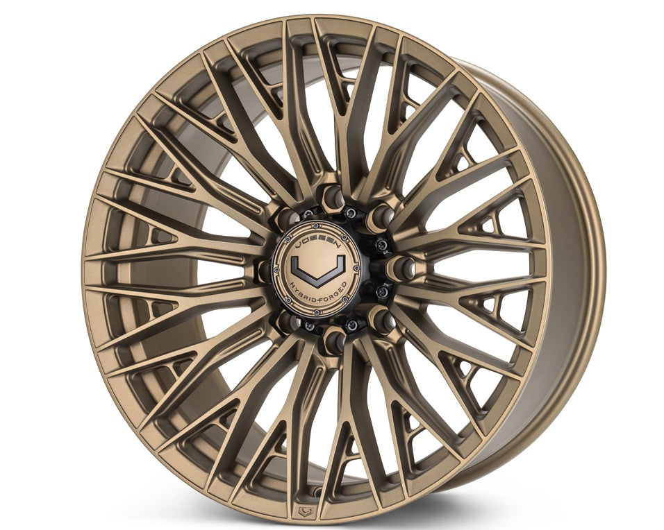 20" Vossen HFX6 Terra Bronze 20x10 Wheels Fits Chevy Silverado HD 2001-2010