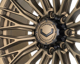22" Vossen HFX6 Terra Bronze 22x10 Concave Wheels Rims Fits RAM 2500 3500