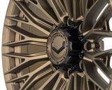 20" Vossen HFX6 Terra Bronze 20x10 Wheels Fits Chevy Silverado 2500HD 3500HD