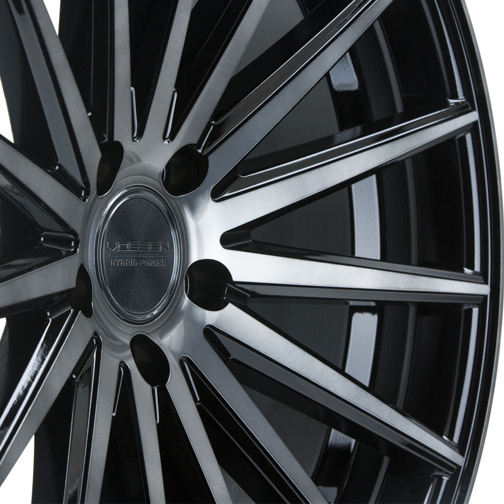 20" Vossen VFS-2 Black 20x9 20x10 Forged Wheels Rims Fits Benz CL500 CL600 CL55